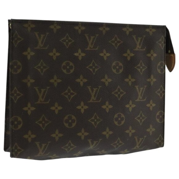 LOUIS VUITTON Monogram Poche Toilette 26 Pouch M47542 LV Auth 104638 - Picture 1 of 16